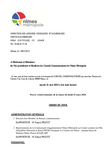 Ordre du jour conseil communautaire Nîmes Métropole mardi 21 mai 2024 - Version accessible