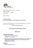 Ordre du jour Conseil communautaire de Nîmes Métropole mardi 21 mai 2024